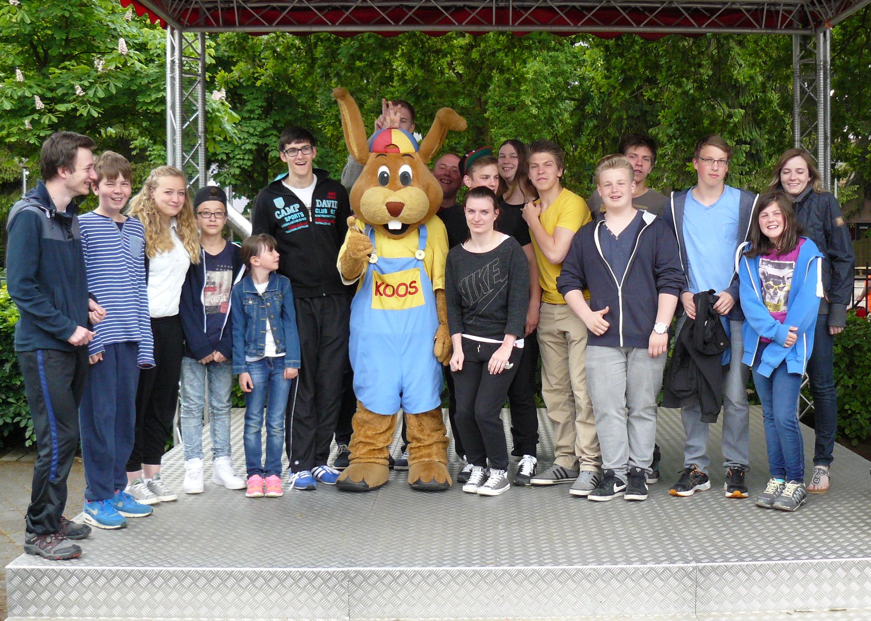 Jugend beim Animationsprogramm