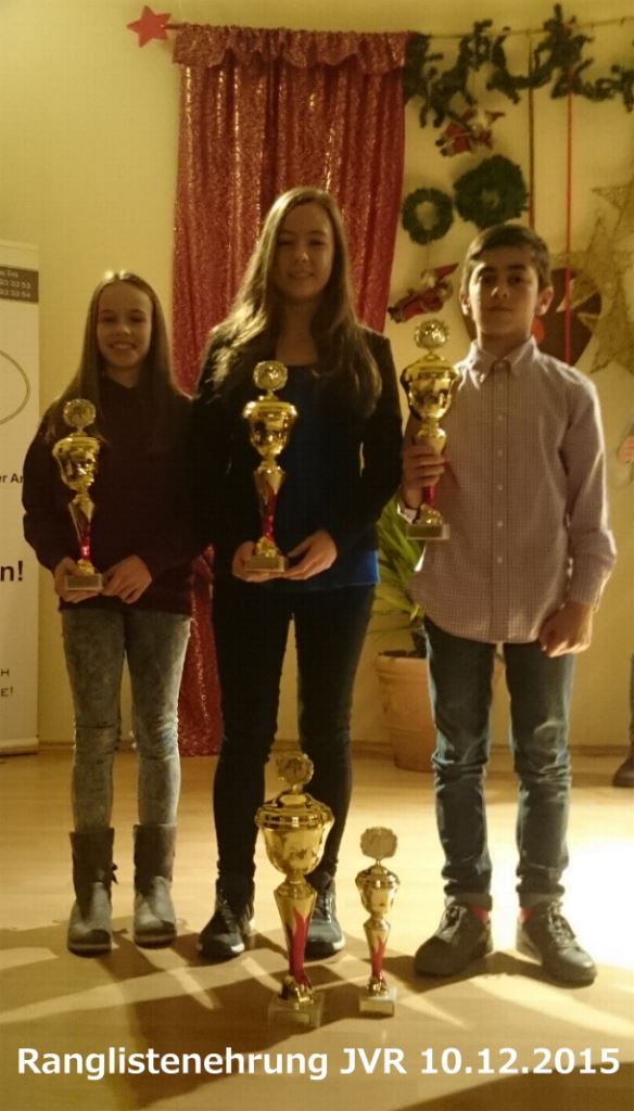 Ranglistenehrung JVR 2015