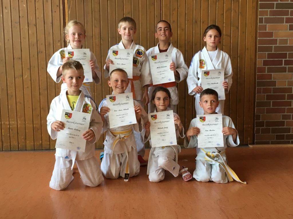 Die erfolreichen Judoka des TV1860 Nassau